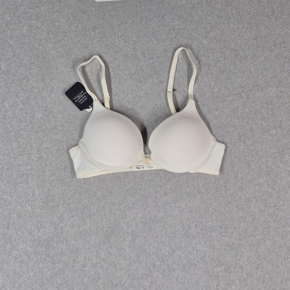 Tommy Hilfiger Women Bra 32B White Preppy Push Up Underwired Multiway NWT